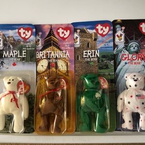 Full set of McDonald’s international TY beanie babies 1999